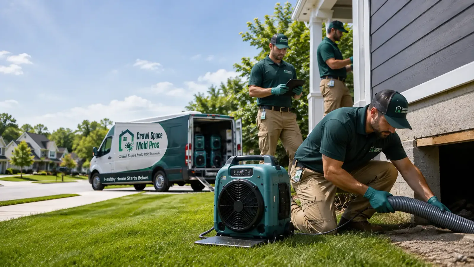 Crawl Space Mold Removal in Lenexa, KS